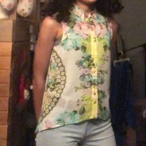 Floral Sheer Tank